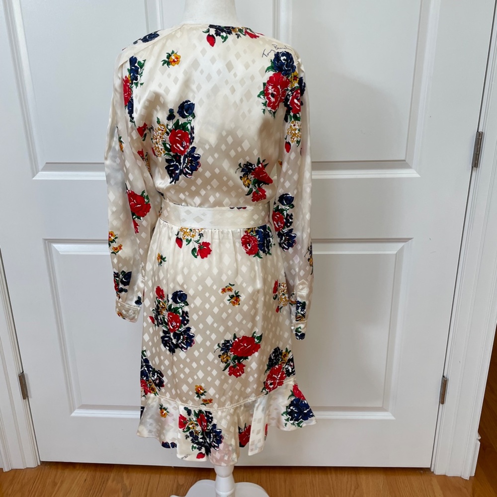 Tea Rose Ruffle Silk Belted Wrap Dress from TORY BURCH - Picture 10 of 16